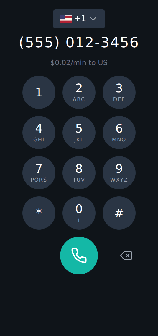 LastPhone dialer